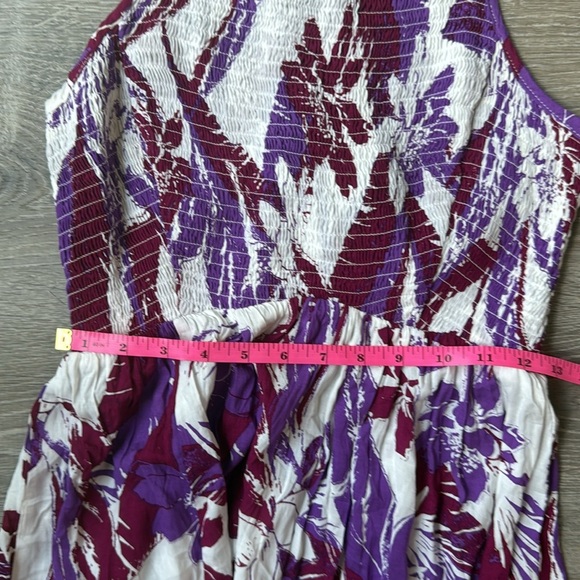 NEW Free People Heat Wave Tropical Printed Maxi Slip Dress Small - Picture 11 of 12